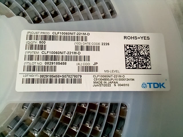 DigiKey - TDK 1PCLF10060NIT-221M-D - Image 4 of 4