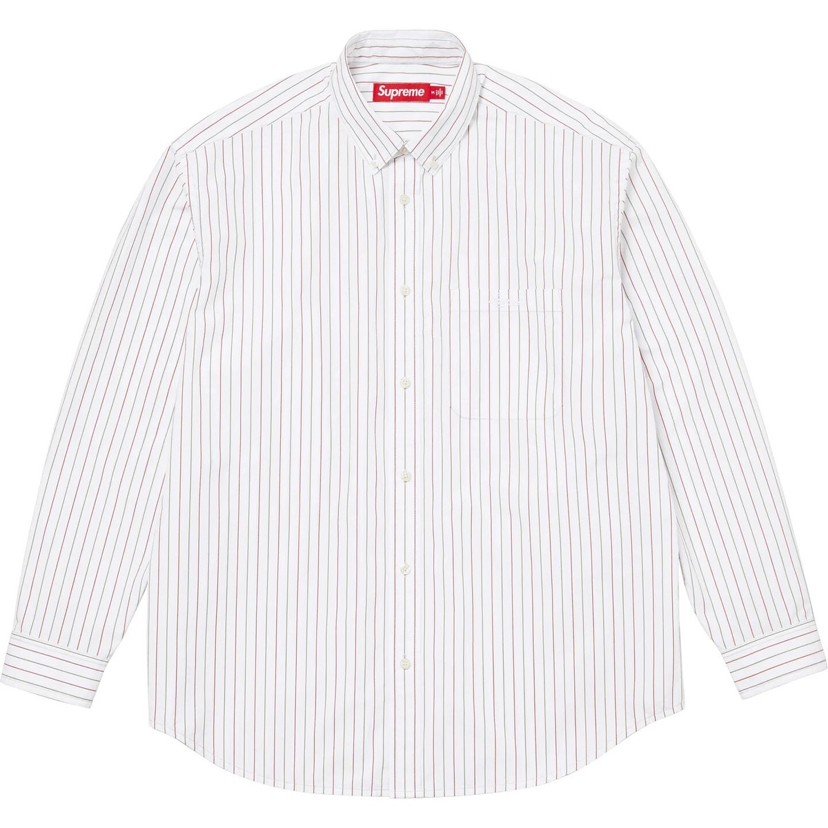 Supreme Loose Fit Stripe Shirt 3colors Charcoal White Green Supreme Loose Fit Stripe Shirt 3colors Charcoal White Green