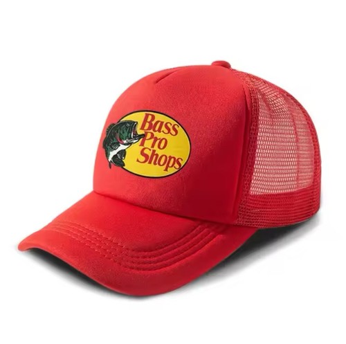 Bass Pro Shops Hat Outdoor Fishing Baseball Trucker Mesh Cap Adjustable SnapBack