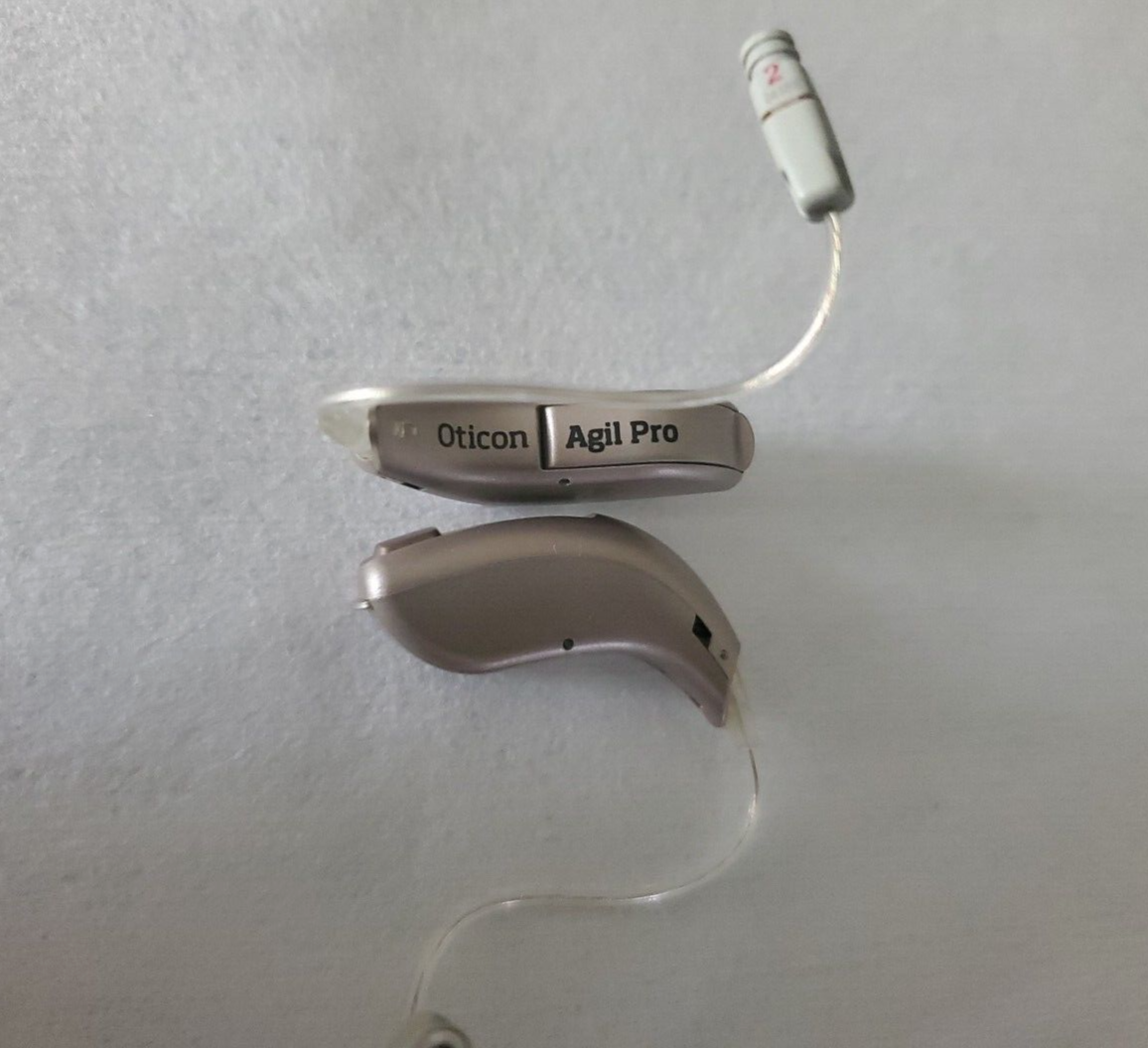 Pair_ Agil Pro miniRITE RIC Digital Hearing Aids. Moderatesevere