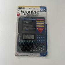 ROYAL PERSONAL ORGANIZER DM70nx STORES UP TO 160 ITEMS EZVue LCD DISPLAY
