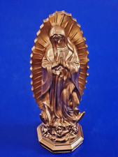 Our Lady of Guadalupe Virgin Mary Statue Sculpture Religious Figerine 