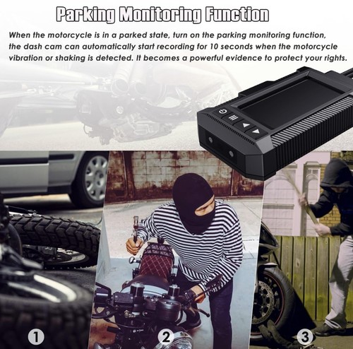 Dash Cam Moto MD10 PRO 4K GPS WiFi Anteriore Posteriore 1080P Impermeabile Nuova - Foto 20 di 22