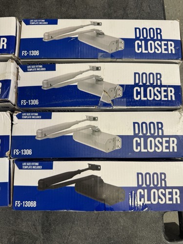 Door Closer FS-1306 by Fortress Hardware Company 145lb Door Lot Of 8 - Picture 3 of 5