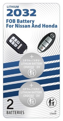 CR2032 Smart Remote Key FOB Battery OEM Replacement For Honda 2013-2022+ Nissan 