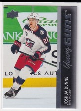 2021-22 Upper Deck Young Guns Joshua Dunne Rookie Columbus Blue Jackets #218