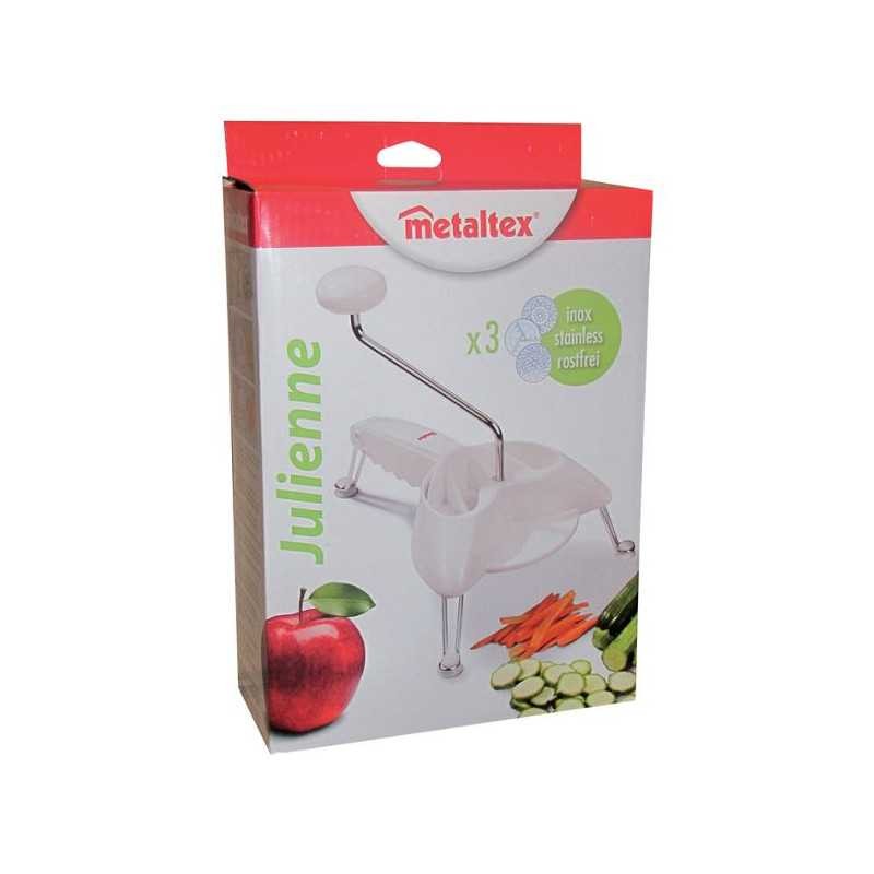 Moulin à légumes manuel râpe fine et épaisse en inox Metaltex 251620