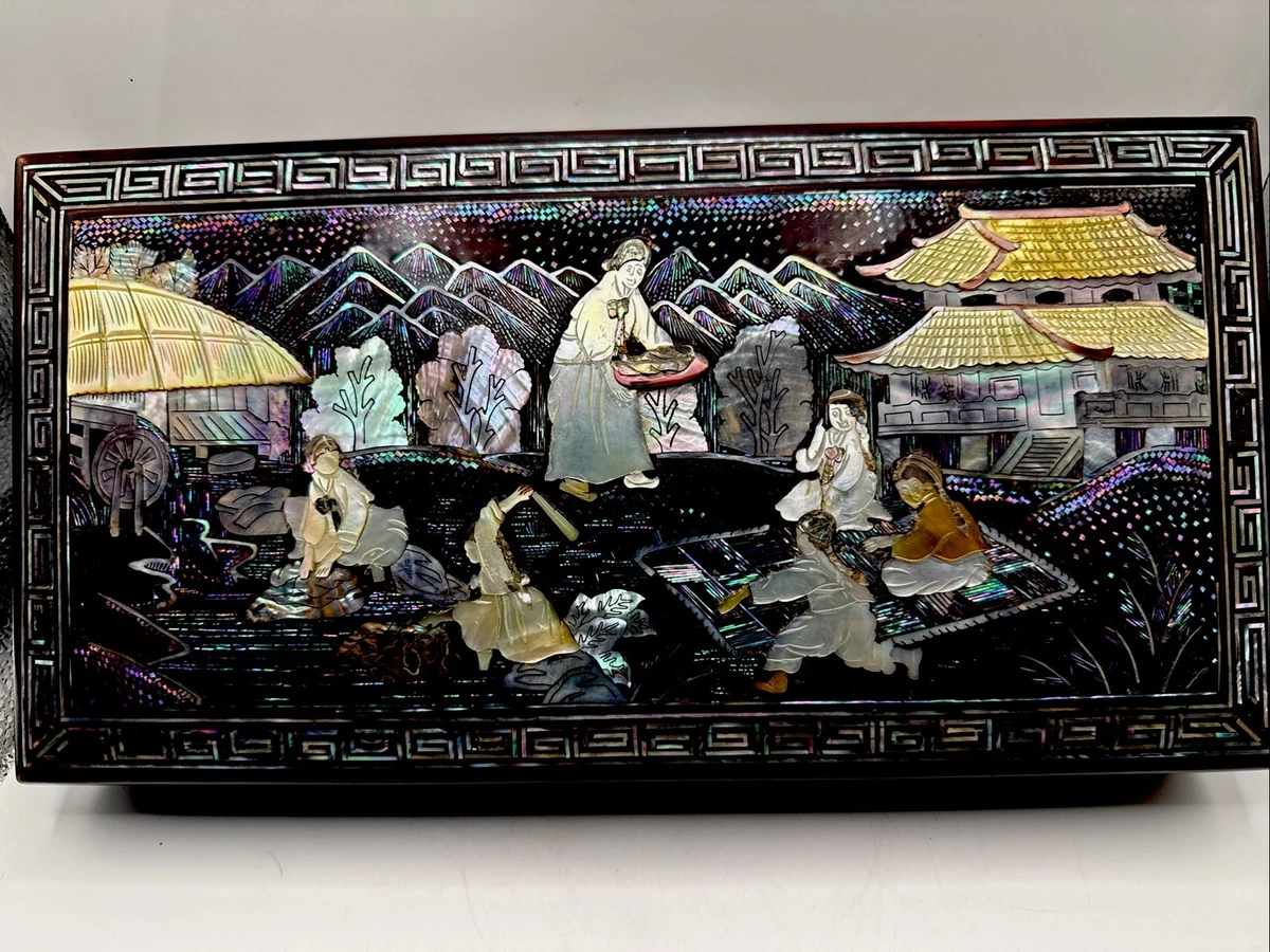 Multi-Color Vintage Original 1900-1940 Antique Chinese Boxes for