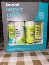 5 Kits DevaCurl Super Curly Curls-on-the-Go Kit Each 4pc 3 fl oz travel Size