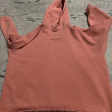 Essentials Men's Relaxed Pullover Salmon XXL Authentic