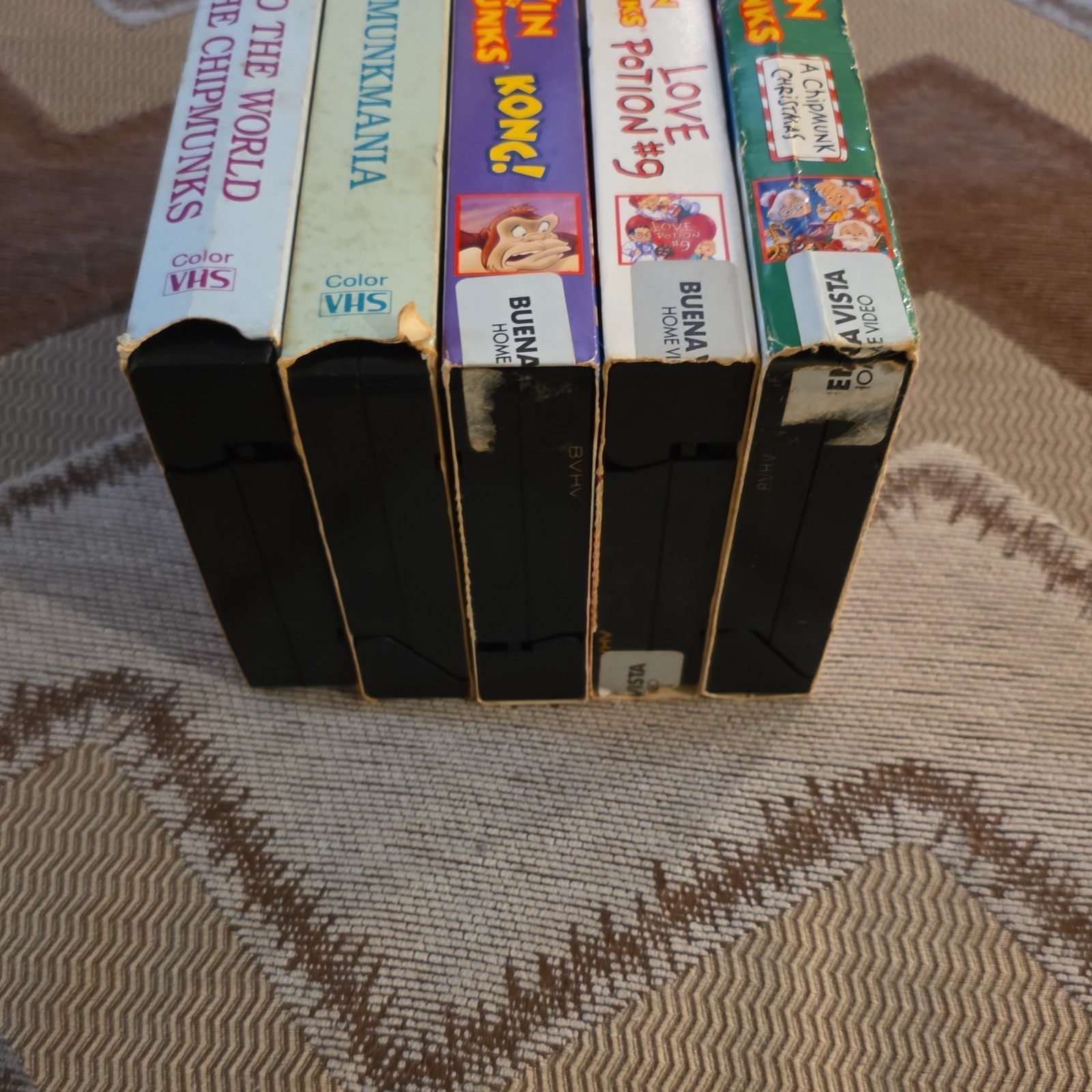 Alvin And The Chipmunks VHS Lot of 5 Christmas Around World Kong ...
