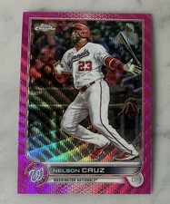 2022 Topps Chrome Update Series - Nelson Cruz #USC142 Pink Wave Refractor