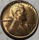 1954 S Lincoln Wheat Cent - BU RD GEM - #2026