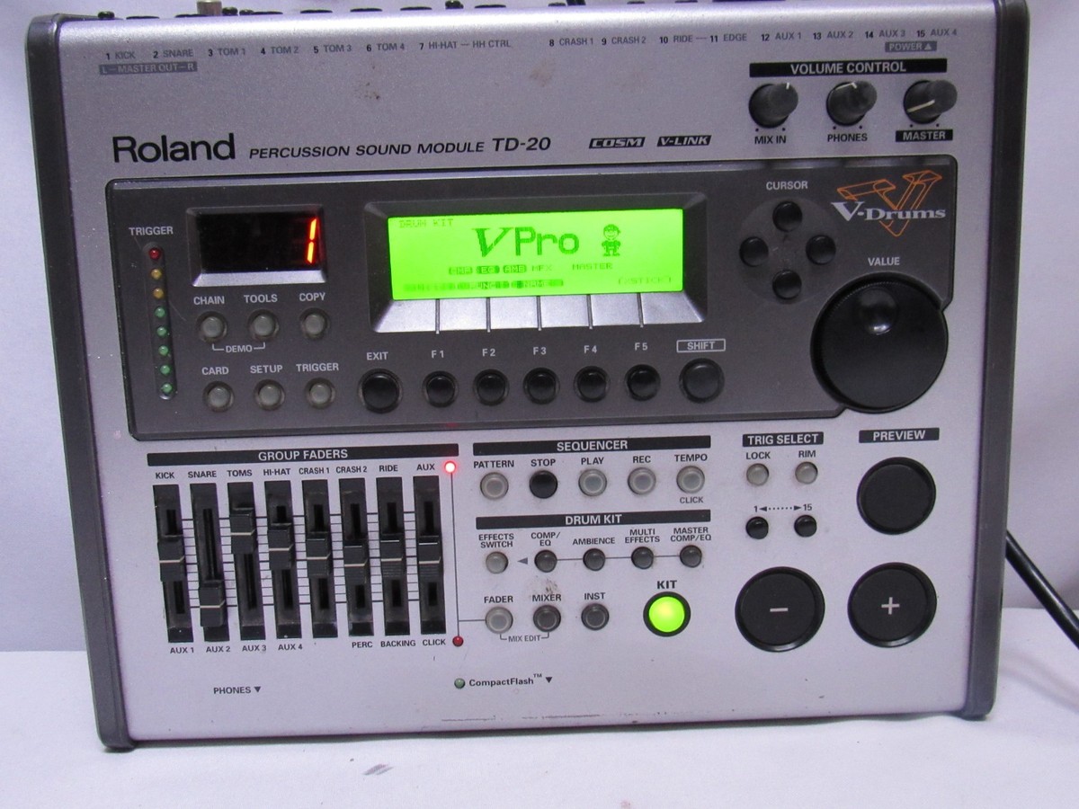 Roland TD-20 V-Drum Percussion Sound Module for sale online | eBay