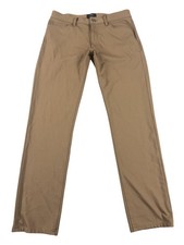 Theory Raffi Slim Fit Pants Mens 29 Brown Ponte 5 Pocket Stretch Slim Leg