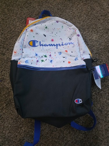 Champion backpack Nwt splatter paint