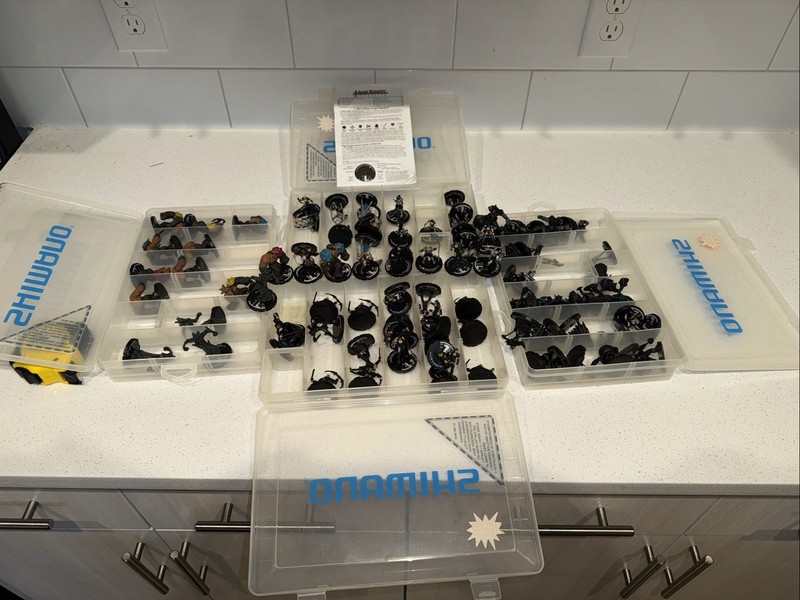 WizKids Mage Knight Lot  Figures Rebellion Includes Cases 50+ Variety Miniatures