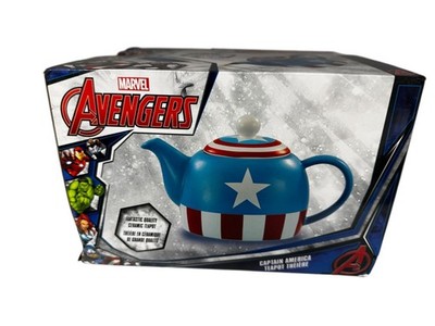 Marvel Avengers Captain America Teapot DAMAGED BOX