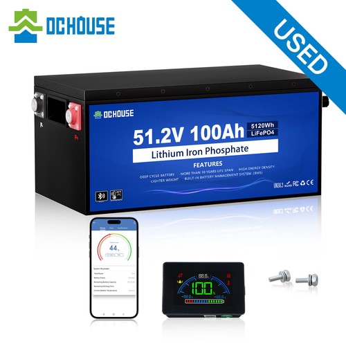 DC HOUSE 48V 100Ah LiFePO4 Lithium Battery Deep Cycle (Slightly Used)