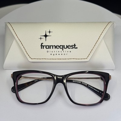 VTG MICHAEL KORS MK 8022 (ABELA IV) 3132 Burgundy Square Eyeglasses FRAMES ONLY