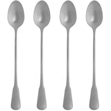 Oneida Colonial Boston 18/8 Stainless Steel Iced Beverage Spoon (Set of Four)