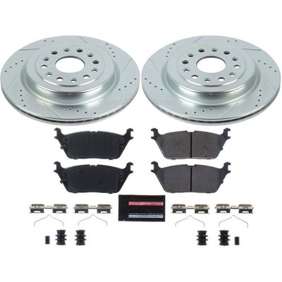 Power Stop K8184 Z23 Daily Driver Brake Pad and Z23 Evolution Brake Rotor Kit