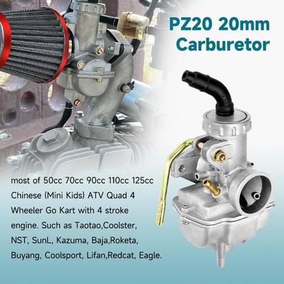 PZ20 Carburetor Kit Fits 125cc 110cc 90cc 70cc 50cc Tao Tao Coolster - View #10