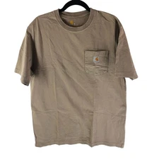 Carhartt Original Fit Heavyweight Short-Sleeve Pocket T-Shirt K87 Beige M