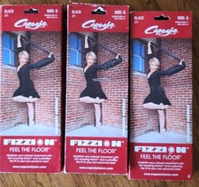 3 NEW Capezio Fizzion Leather Upper Dance Shoe Sz S Women's 6-7 Men's 4-5 Black