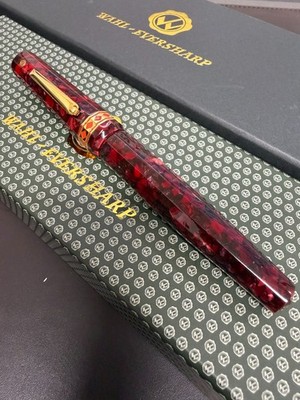 NEW in the box Wahl Eversharp Doric Oversized 14 kt Gold Nib Morocco Red
