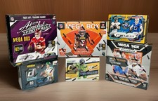 6 NFL Factory Sealed Football Boxes 2024 Totally Certified•2023 Prizm DP•+