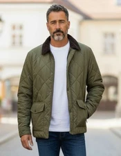 JW Anderson Quilted Blouson Uniqlo Padded Barn Jacket Olive Green Men's Size M