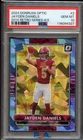 2024 Donruss Optic Jayden Daniels - 2014 Retro - ICE /15 RC - PSA 10 GEM MT