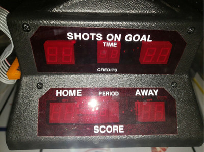 Super Chexx & Pro Bubble Dome Hockey Scoreboard Shots On Goal Overlay NEW OEM