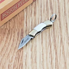 Rough Ryder Miniature Folding Knife Stainless Steel Blade Mother Of Pearl Handle