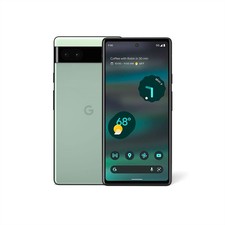 Google Pixel 6A 5GX7AS 128GB 5G Unlocked Smartphone Green Good