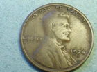 1924-S  LINCOLN CENT VG