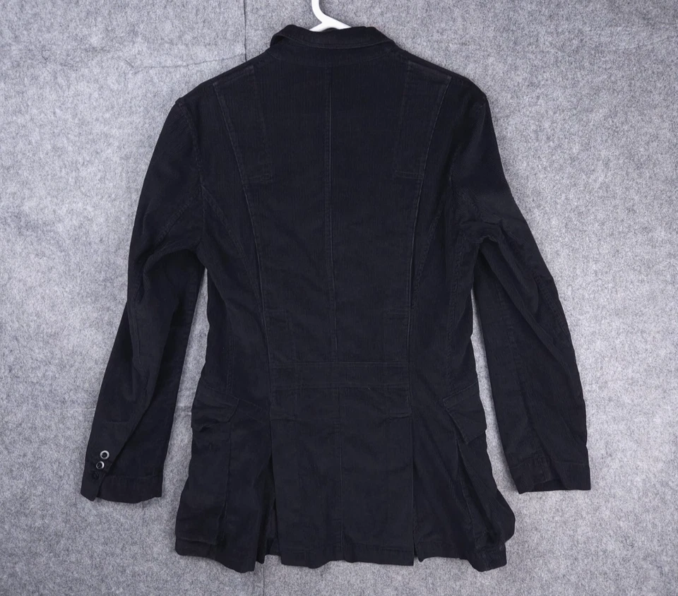 Paul Smith Jacket Blazer Men's Small Black Corduroy Knit 100% Cotton 2 Button - Image 2 of 4