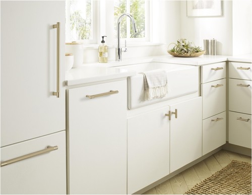 Amerock BP36557 Bronx 3-3/4" Center to Center Bar Cabinet Pull - Stainless Steel - Imagen 7 de 12