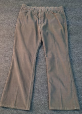 Vintage Men's Gray Sears Roebuck Corduroy Zipper Front Pants 38" x 29.5"