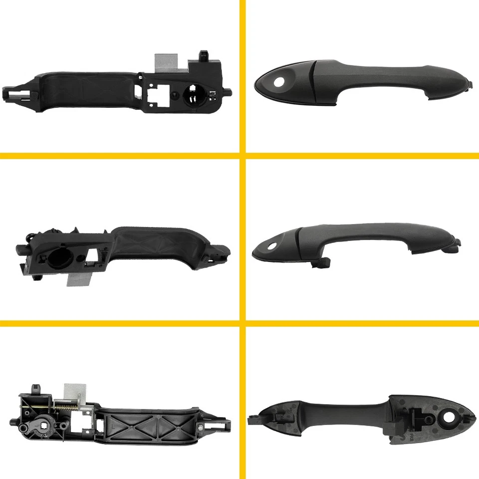 Juego de manija y soporte de puerta exterior diestro para Ford Focus Escape 2000-2007 Foto 3 de 4
