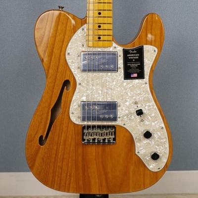 Electric Guitar Fender American Vintage II 1972 Telecaster Thinline Aged Natural