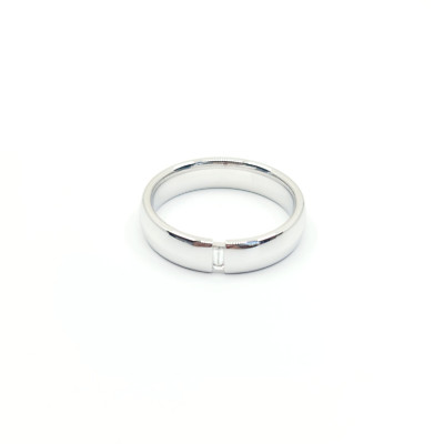 585 Gold Ring with Diamond 0.06ct. VVS/TW size 54 made in Germany