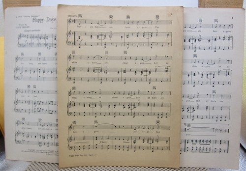 Happy Days Are Here Again - Jack Yellen & Milton Ager - Sheet Music 1929 - Picture 3 of 3