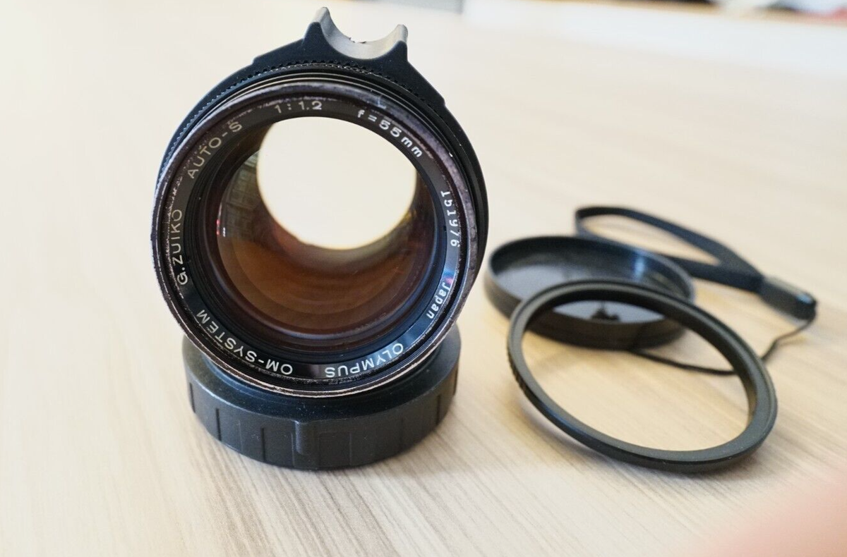 Olympus OM System G.Zuiko Auto-S 55mm f1.2 (Converted to Nikon AI