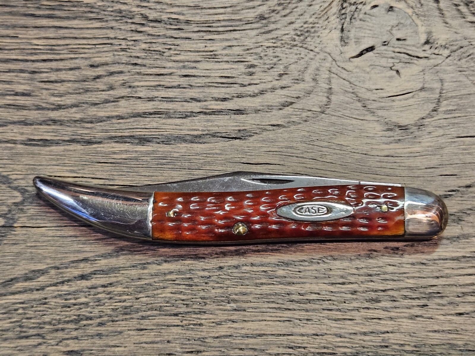 Case XX 1940-64 Genuine Red Bone 61093 Toothpick Knife - Beautiful Genuine...