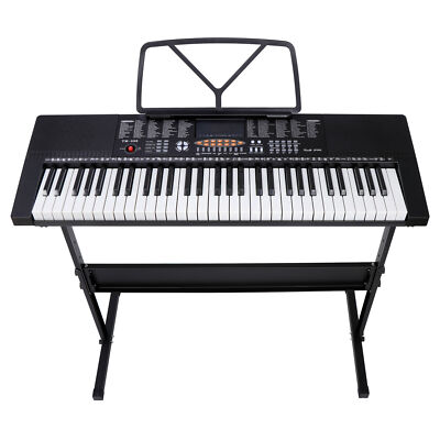 鍵盤楽器 Organ piano with stand 61 Key Music Electronic Keyboard with Stand Electric Digital