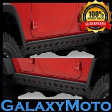 Jeep Jk 07-18 Wrangler 4 Door Black Rock Crawler Side Slider Armor Rocker Guards