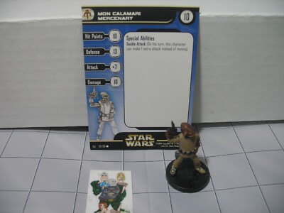 =Star Wars Miniatures REBEL STORM Mon Calamari Mercenary 53/60 with card=
