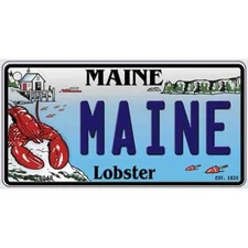 Maine Lobster Novelty Metal Key Chain